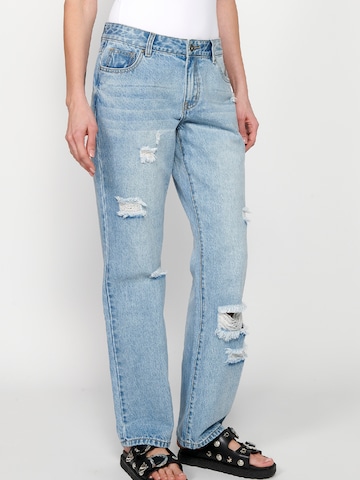 KOROSHI Loosefit Jeans in Blauw