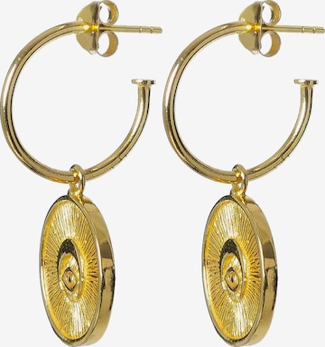 Haze&Glory Earrings 'Evil Eye' in Gold: front