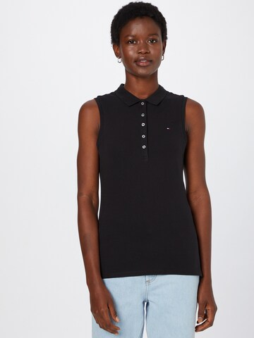 TOMMY HILFIGER Top in Black: front