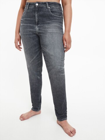 Calvin Klein Jeans Curve Skinny Jeans in Grijs: voorkant