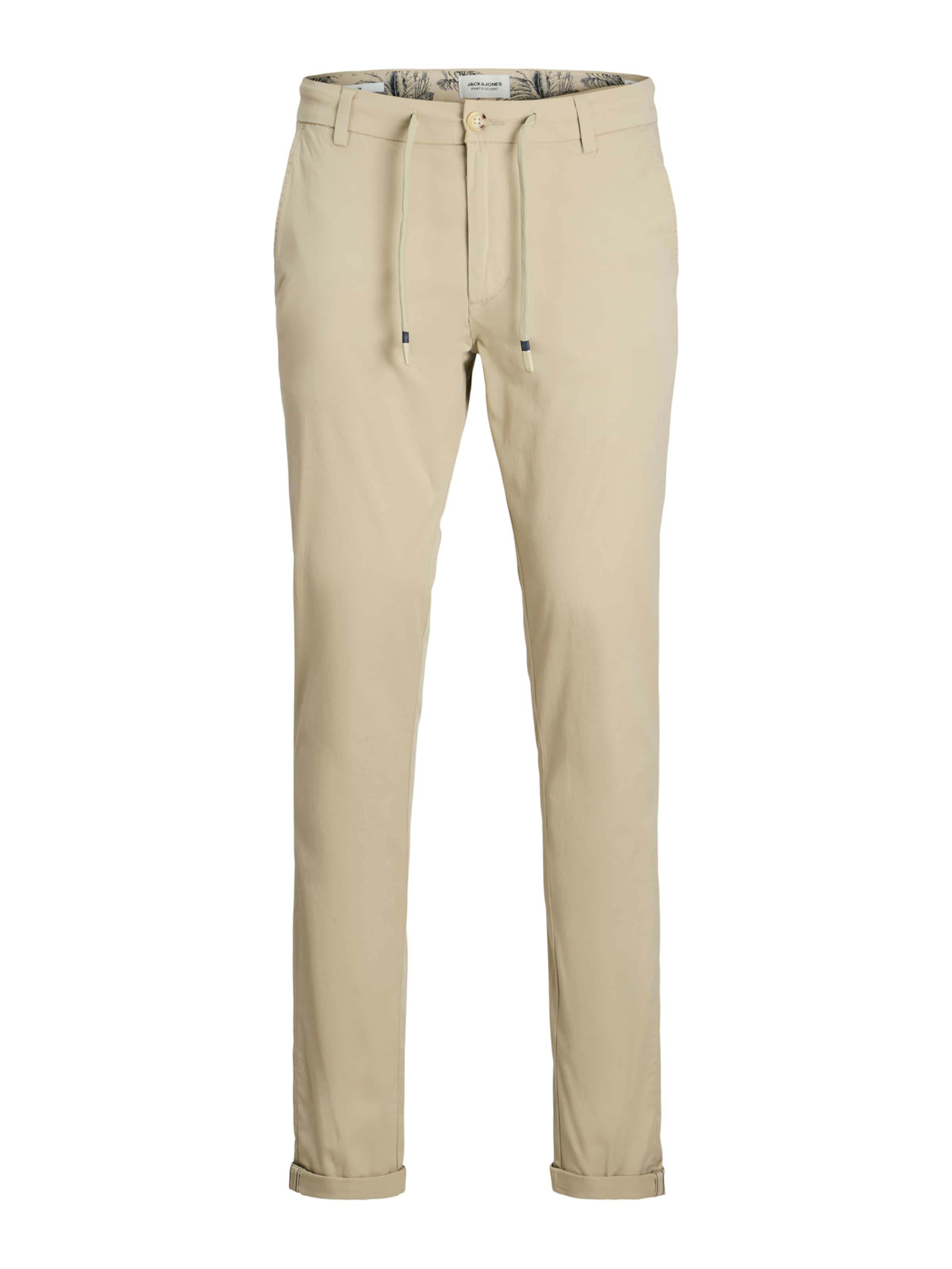 JACK & JONES Слим Брюки-чинос 'JPSTMarco Sunny' в Бежевый: спереди