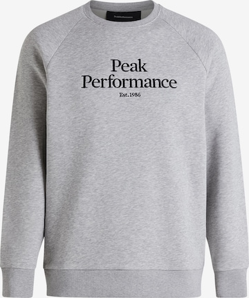 Pull-over PEAK PERFORMANCE en gris : devant