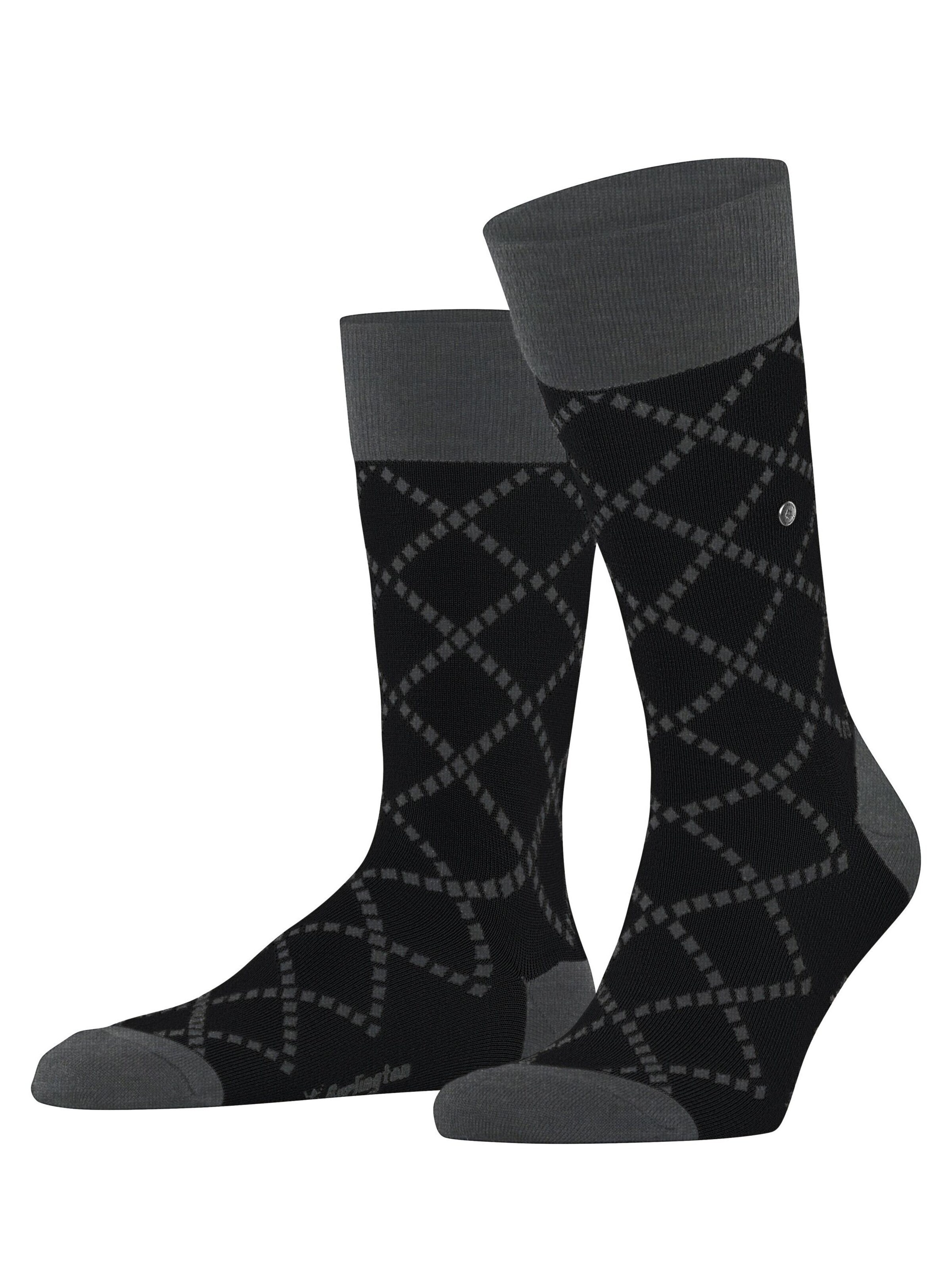 BURLINGTON Socks 'Ferry Road' in Black
