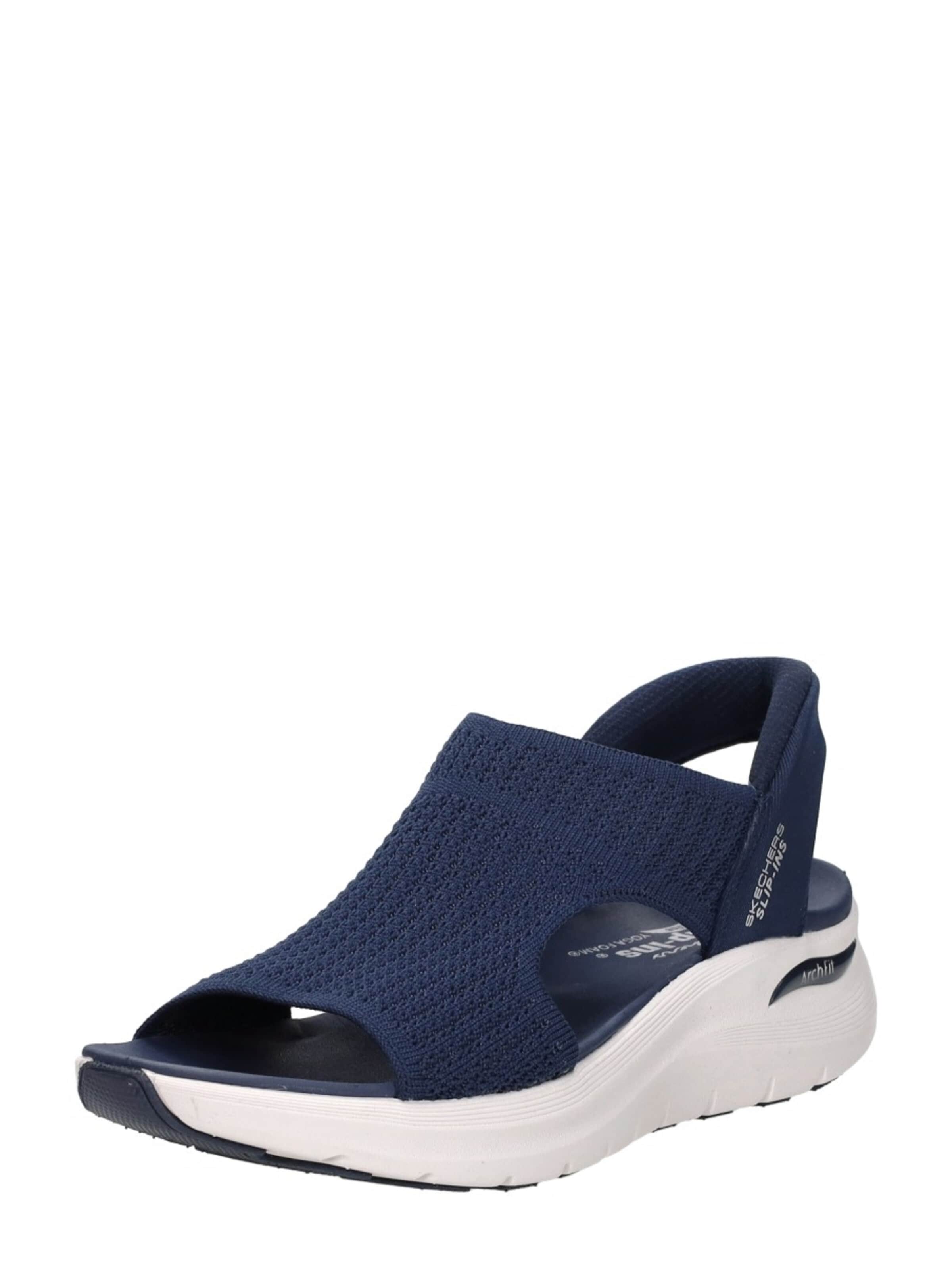 SKECHERS Sandaal 'Slip-Ins: Arch Fit 2.0 Sandal' in Blauw