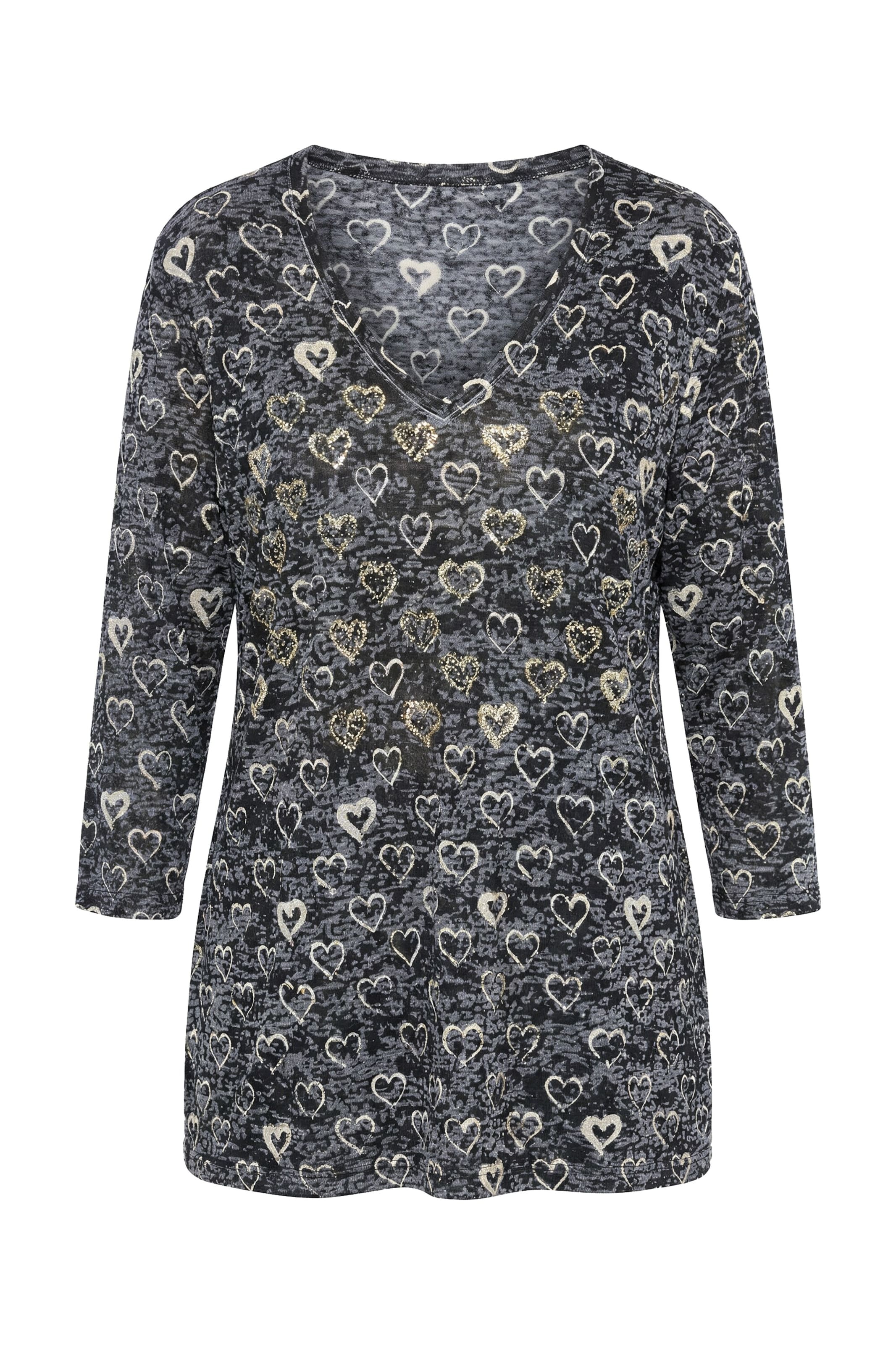 MIAMODA Blouse in Black: front