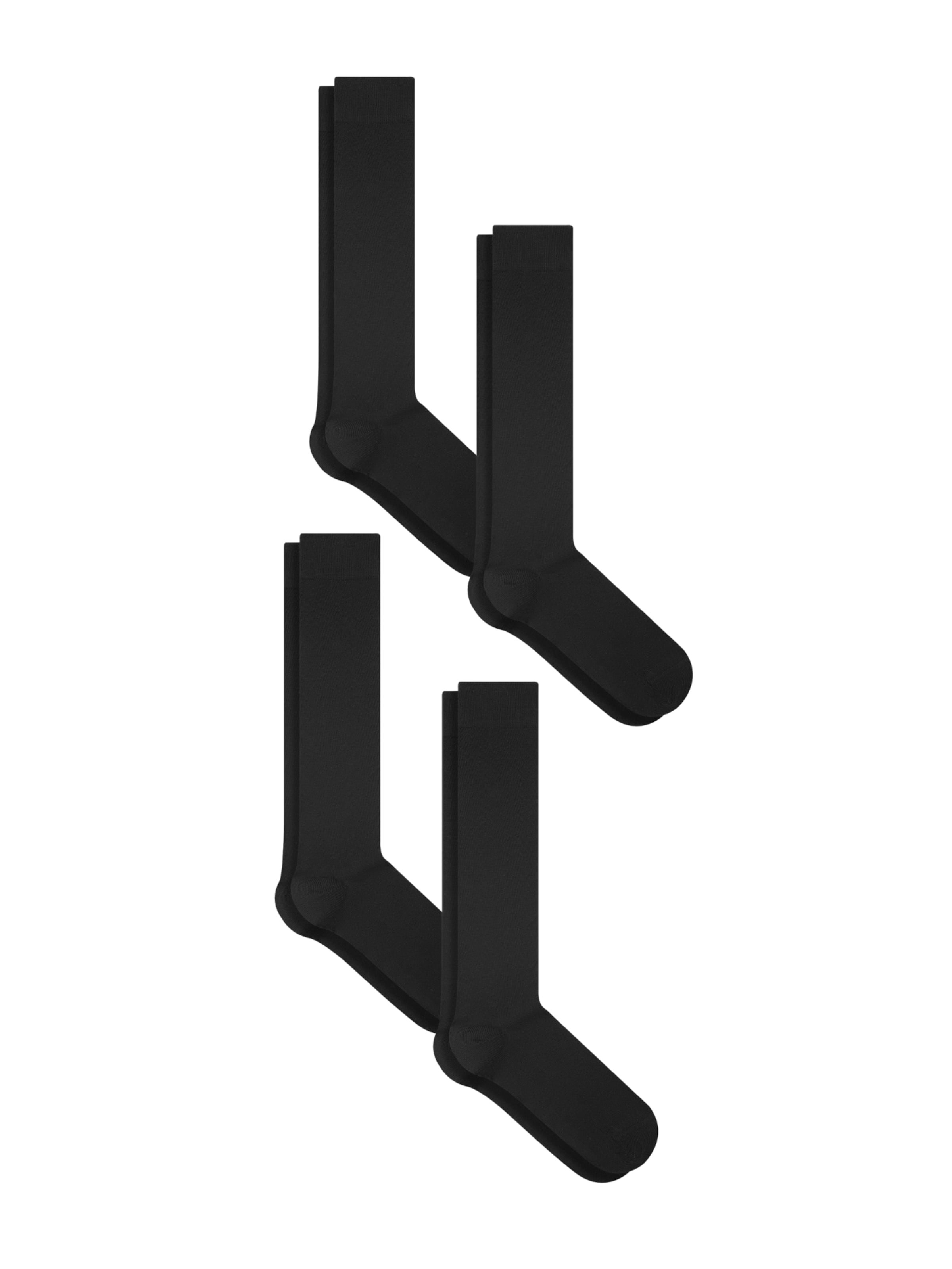 Albero Natur Knee High Socks in Black: front