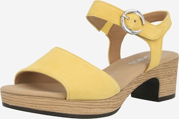 GABOR Sandale in Gelb: Vorderseite