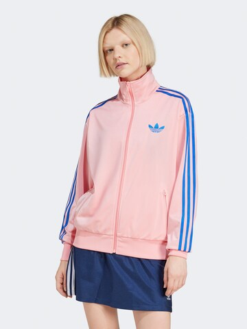 ADIDAS ORIGINALS Sweatvest 'Adicolor Classic Firebird' in Roze: voorkant