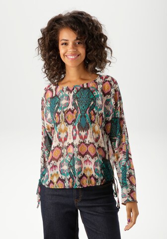 Aniston CASUAL Bluse in Mischfarben: Vorderseite