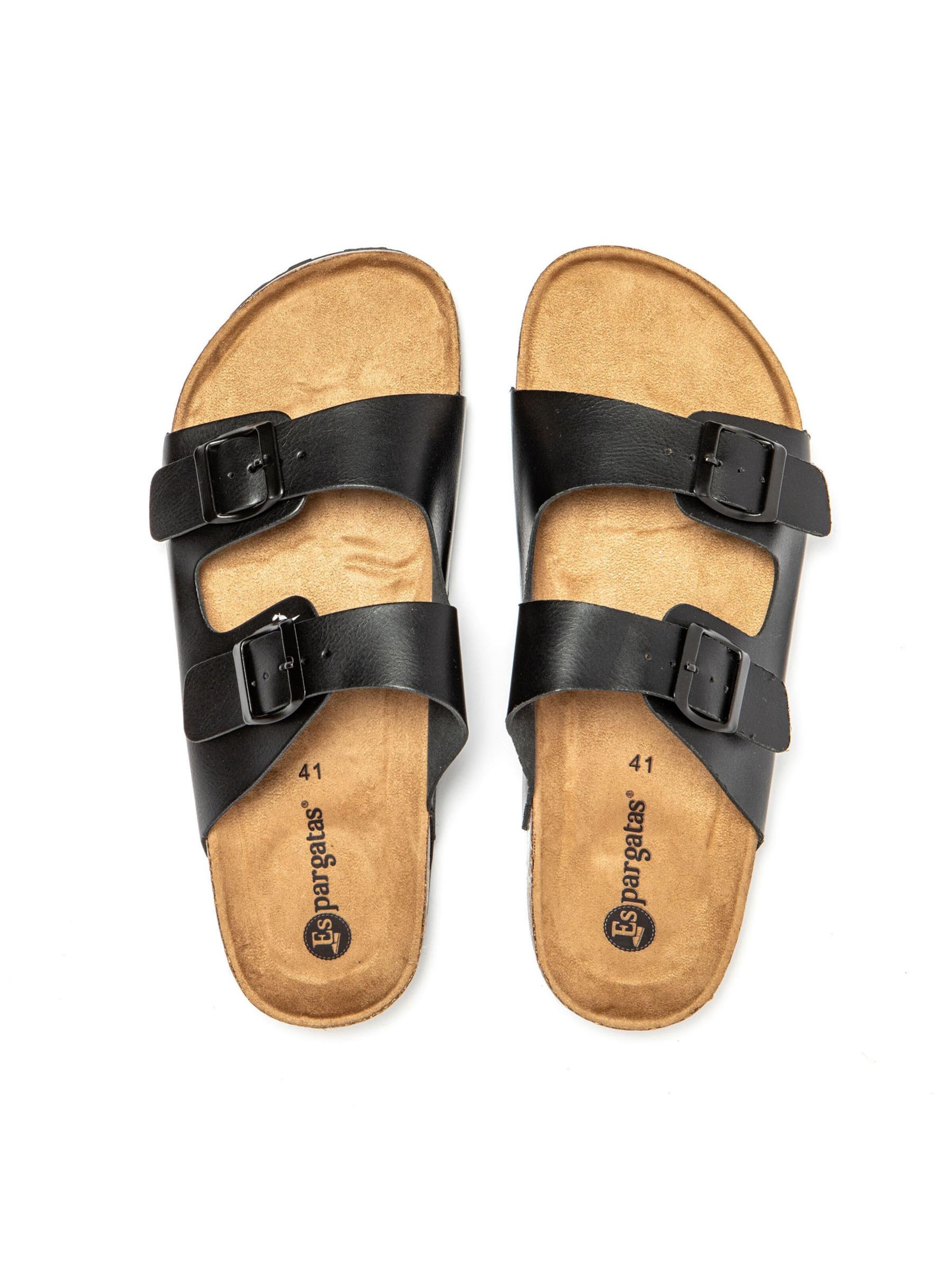 Espargatas Pantolette 'Volker' in Schwarz