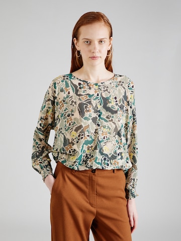 s.Oliver Blouse in Groen: voorkant