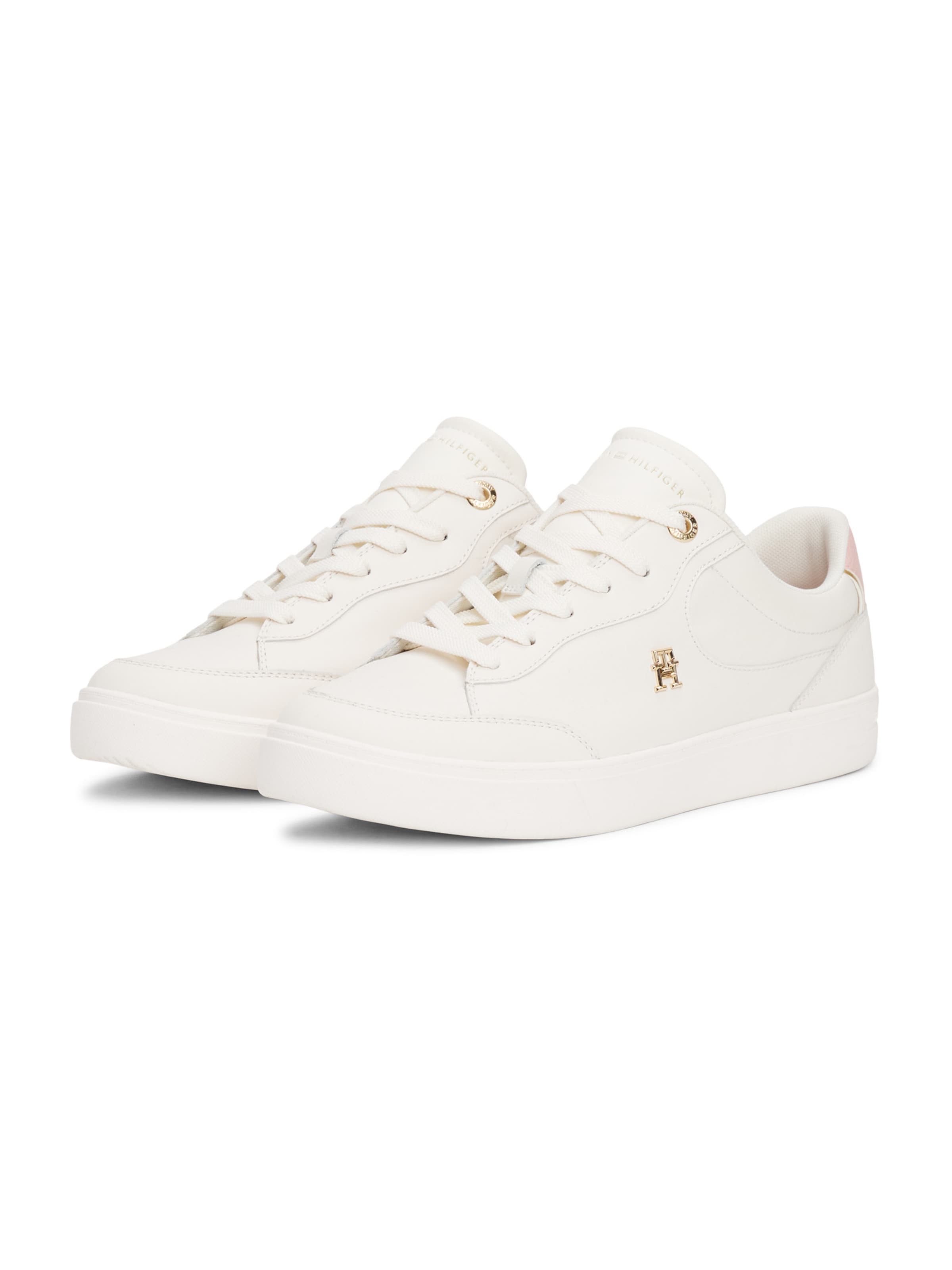 Sneaker bassa 'Essential Chic Court' di TOMMY HILFIGER in bianco