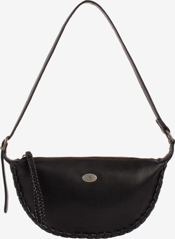 DreiMaster Vintage Shoulder Bag in Black: front