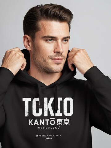 Neverless Sweatshirt 'Tokio'‌ in Schwarz