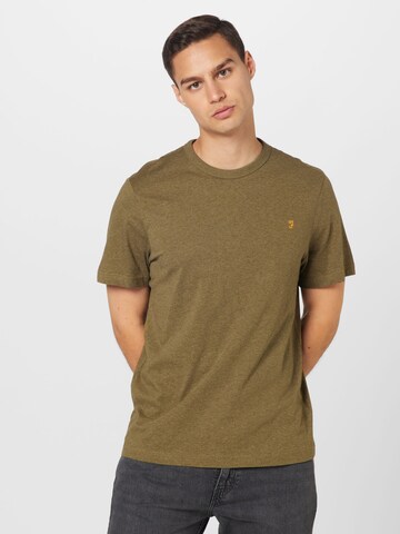 FARAH - Ajuste regular Camiseta 'DANNY' en verde: frente