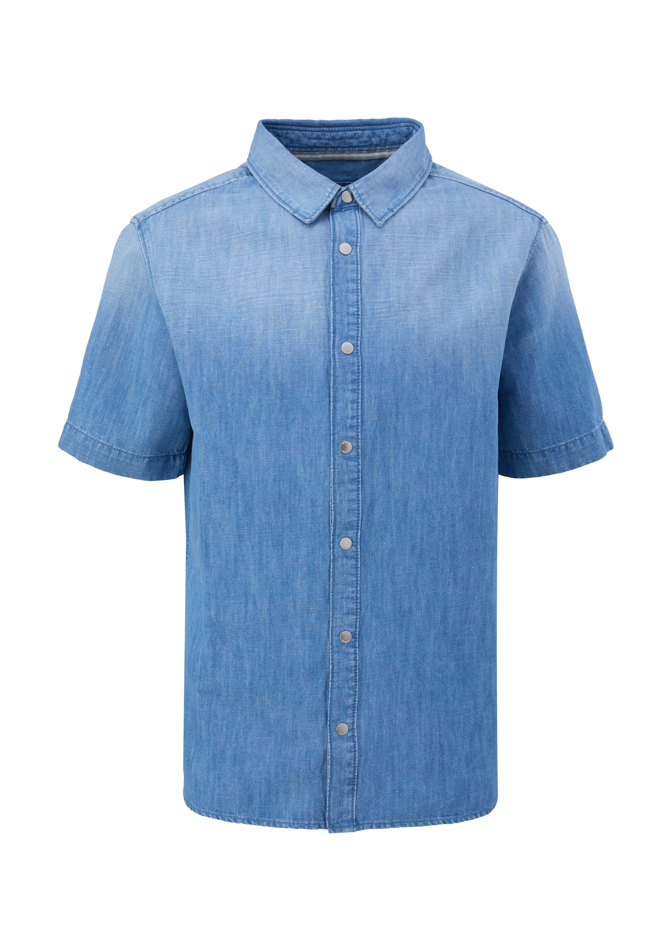 s.Oliver Regular fit Button Up Shirt in Blue: front
