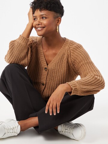 Moves Knit cardigan in Brown