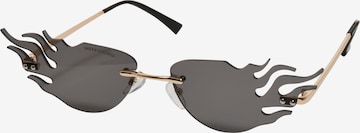 Urban Classics Sunglasses 'Flame' in Gold: front