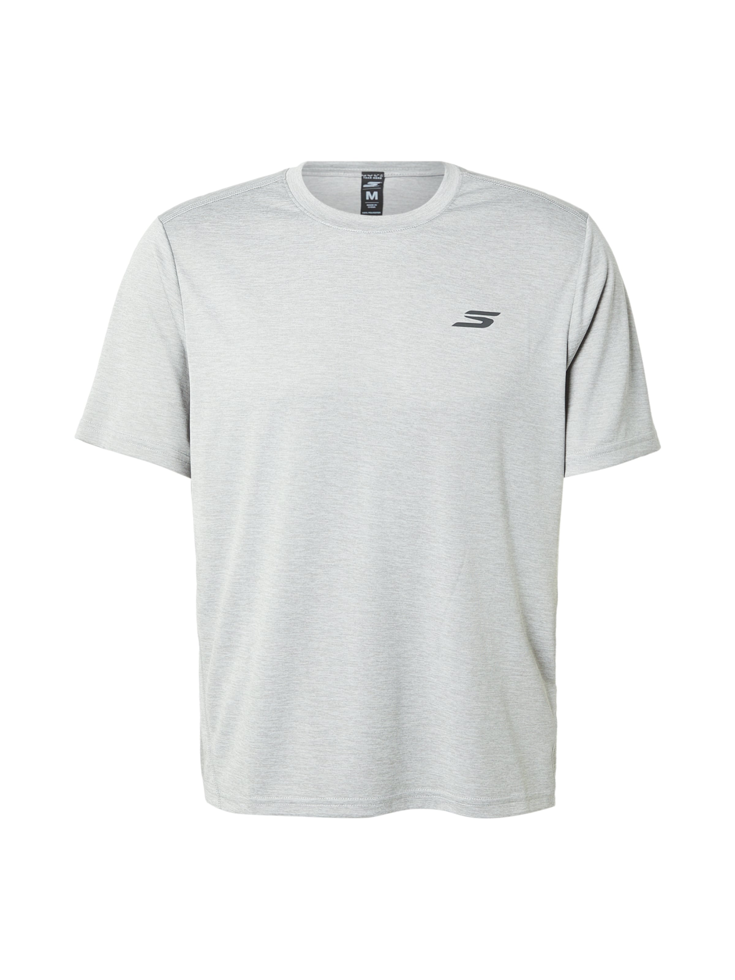 SKECHERS Performance shirt 'CHARGE' in Grey: front