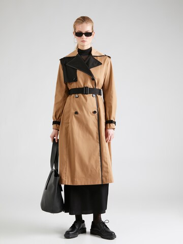 BOSS Between-Seasons Coat 'Caduca' in Beige