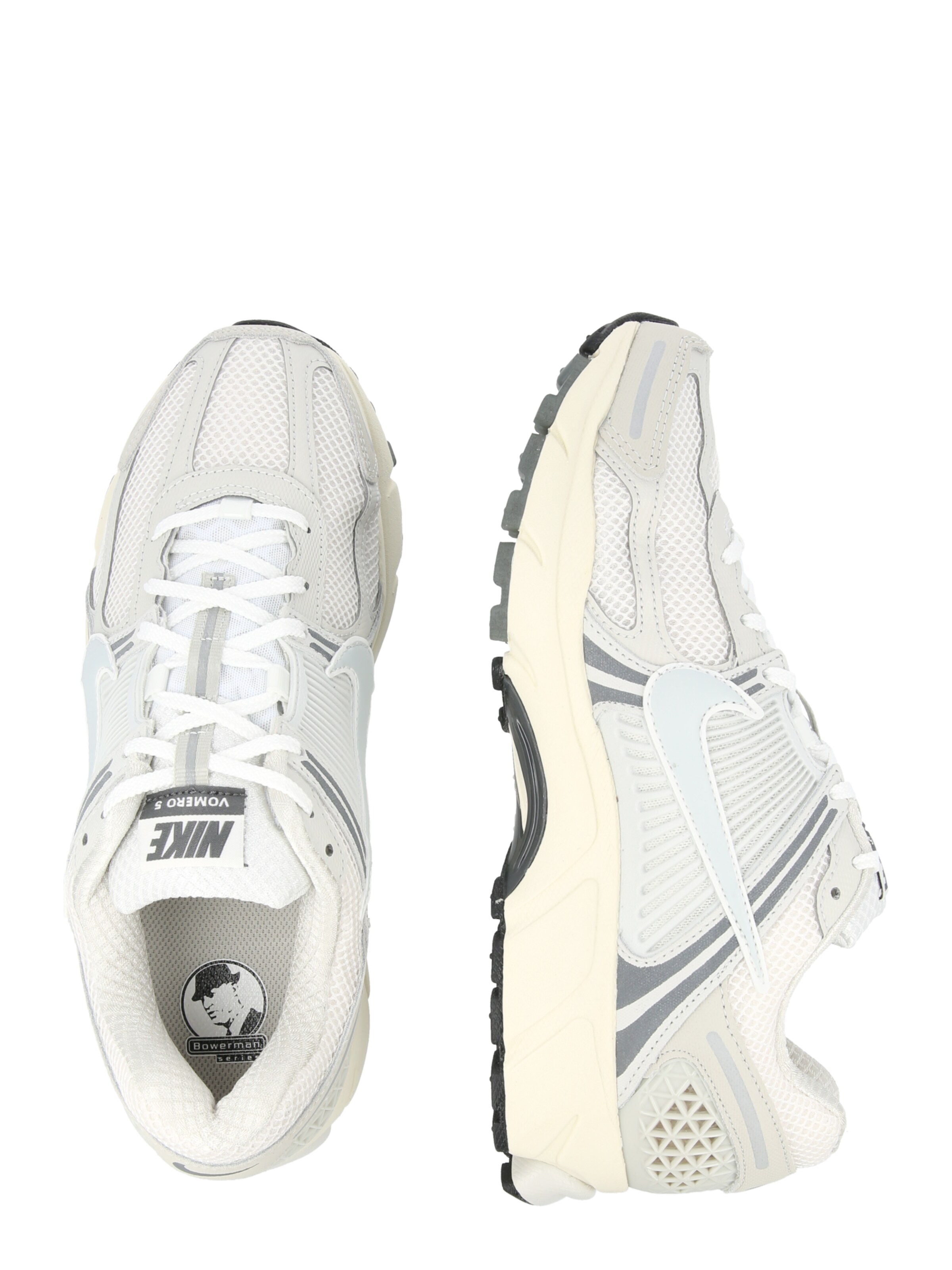 pelēks Nike Sportswear Zemie brīvā laika apavi 'Zoom Vomero 5'