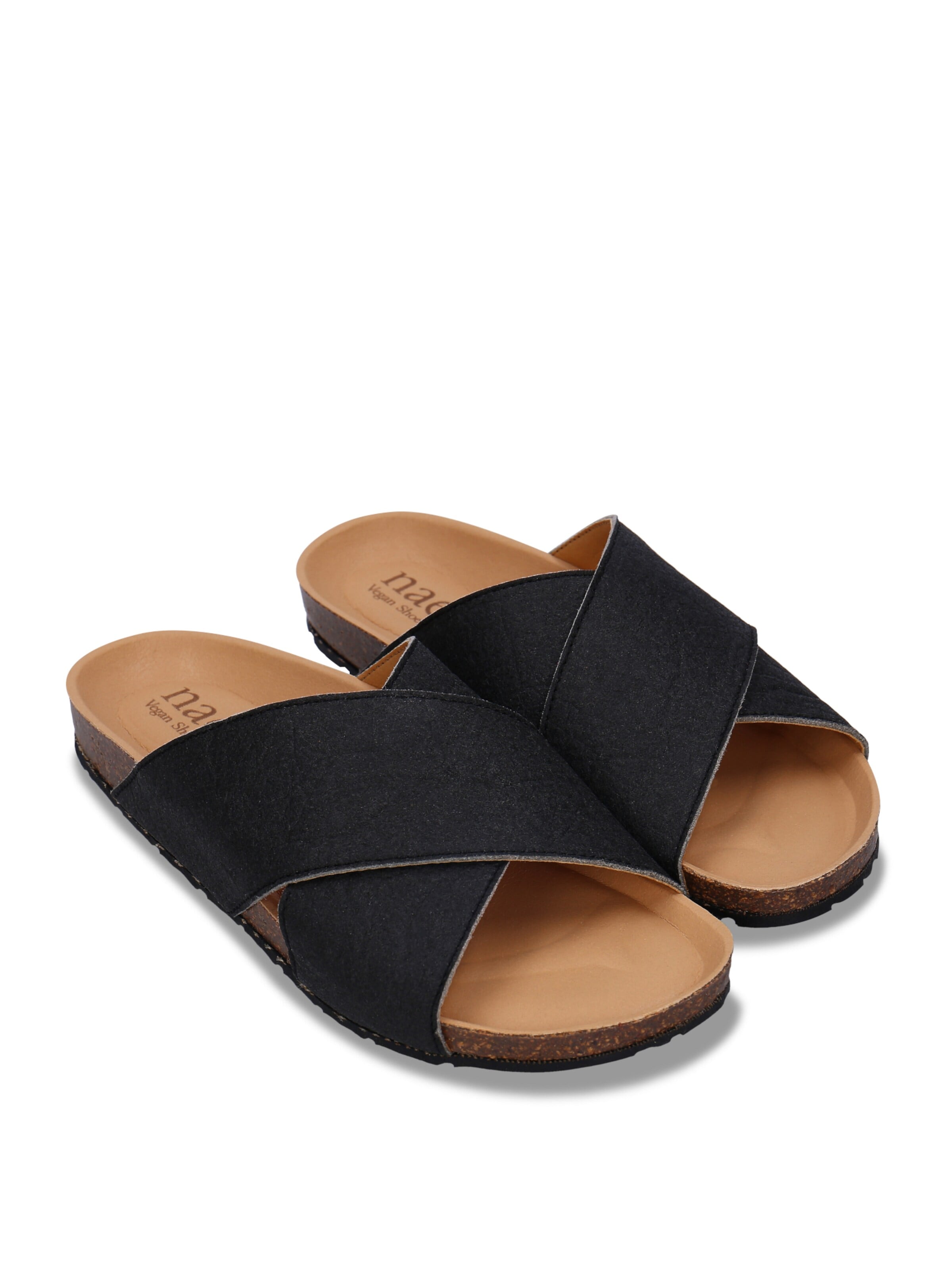 nae Vegan Shoes Pantolette 'Tupai' i svart