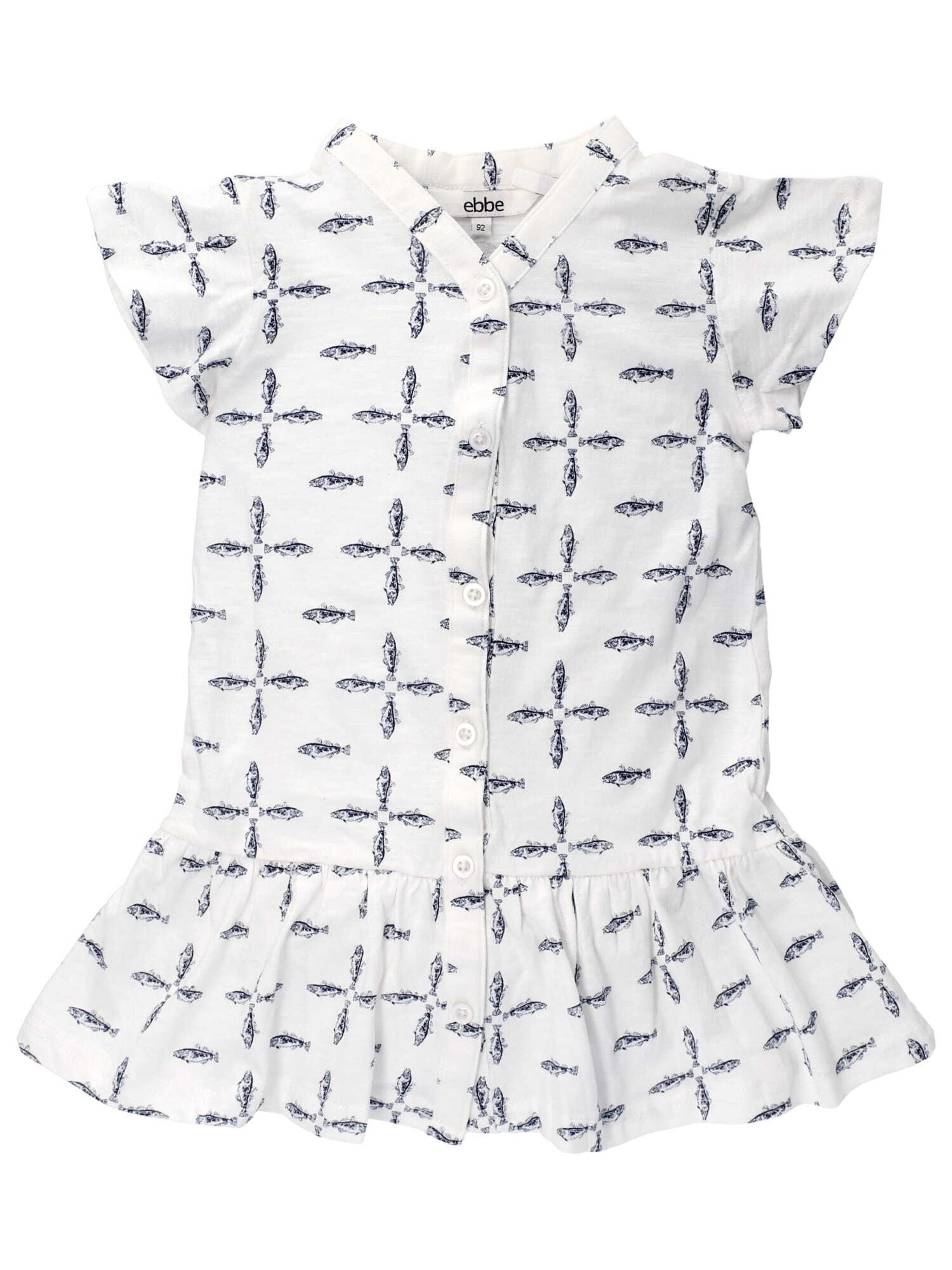 Ebbe Dress 'Sea' in White: front