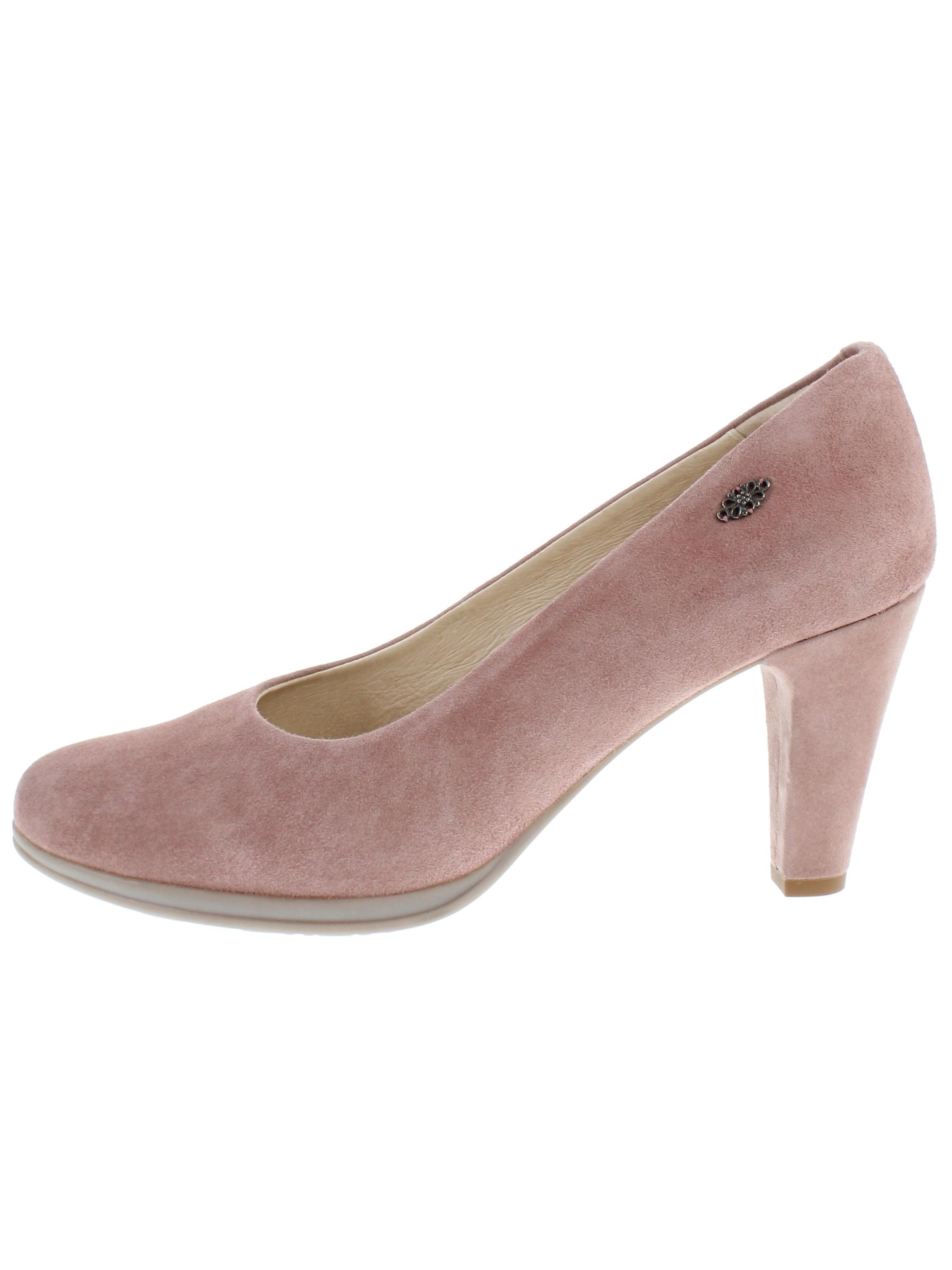 XAVER LUIS Schuhmanufaktur Traditional Shoes 'Sonya 2.0' in Pink: front