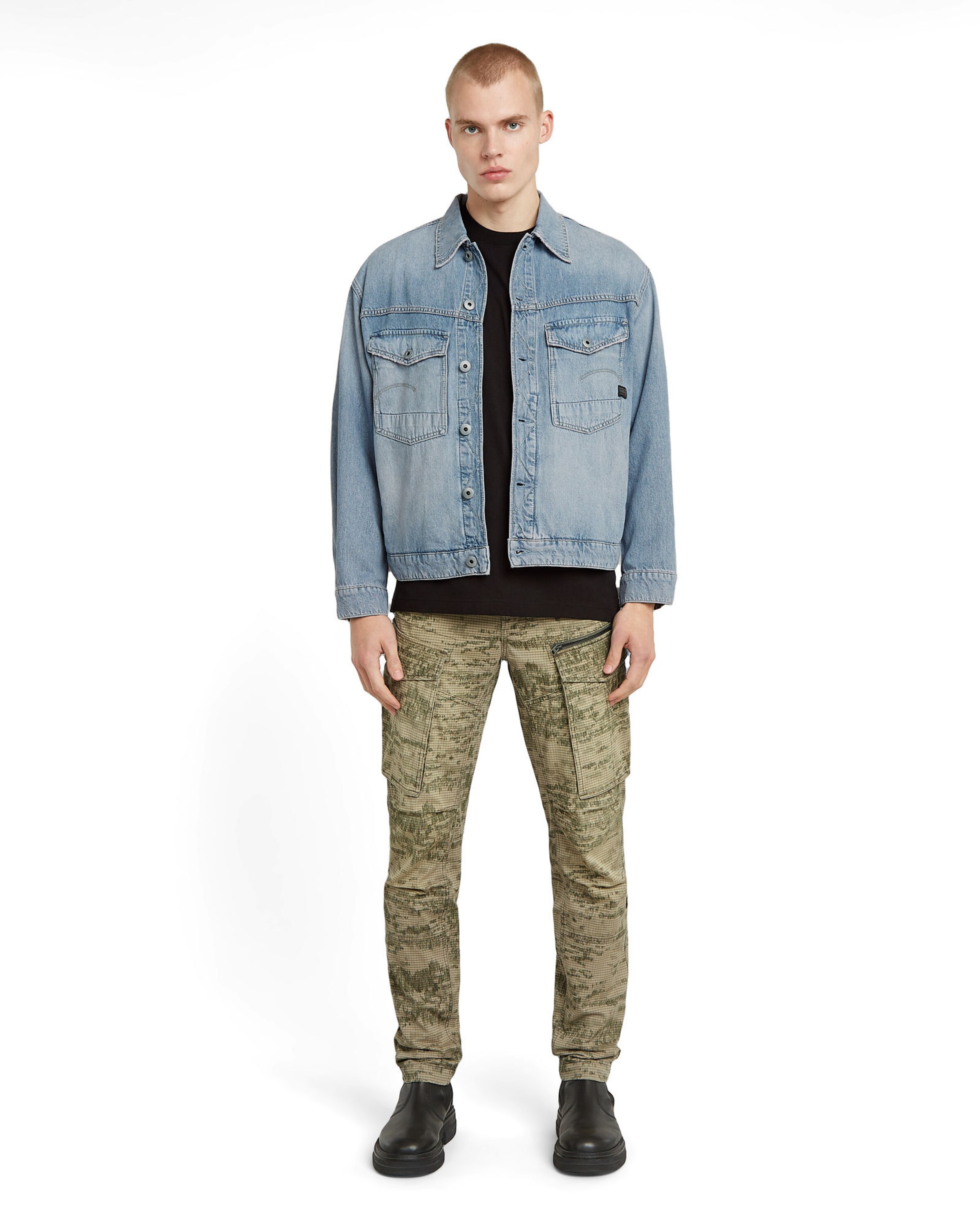 G-STAR Tapered Cargo Pants in Beige