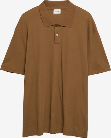 s.Oliver Poloshirt in Braun: Vorderseite