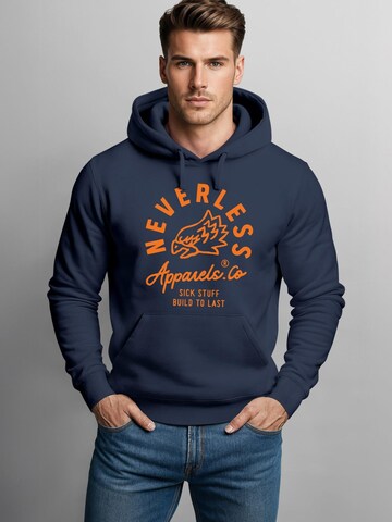 Neverless Sweatshirt 'Adler' in Blue