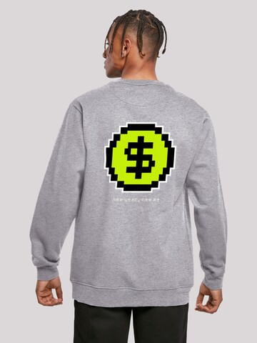 F4NT4STIC Sweatshirt 'SIlvester Party Happy People Only' in Grijs