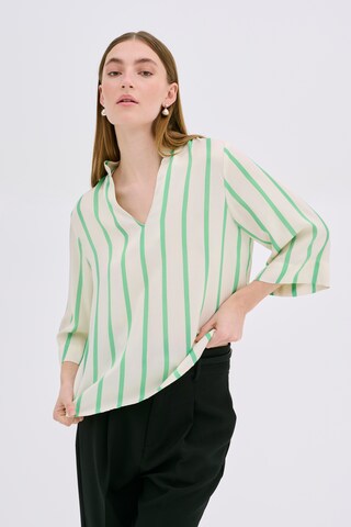 My Essential Wardrobe Blouse 'Mia' in Wit: voorkant