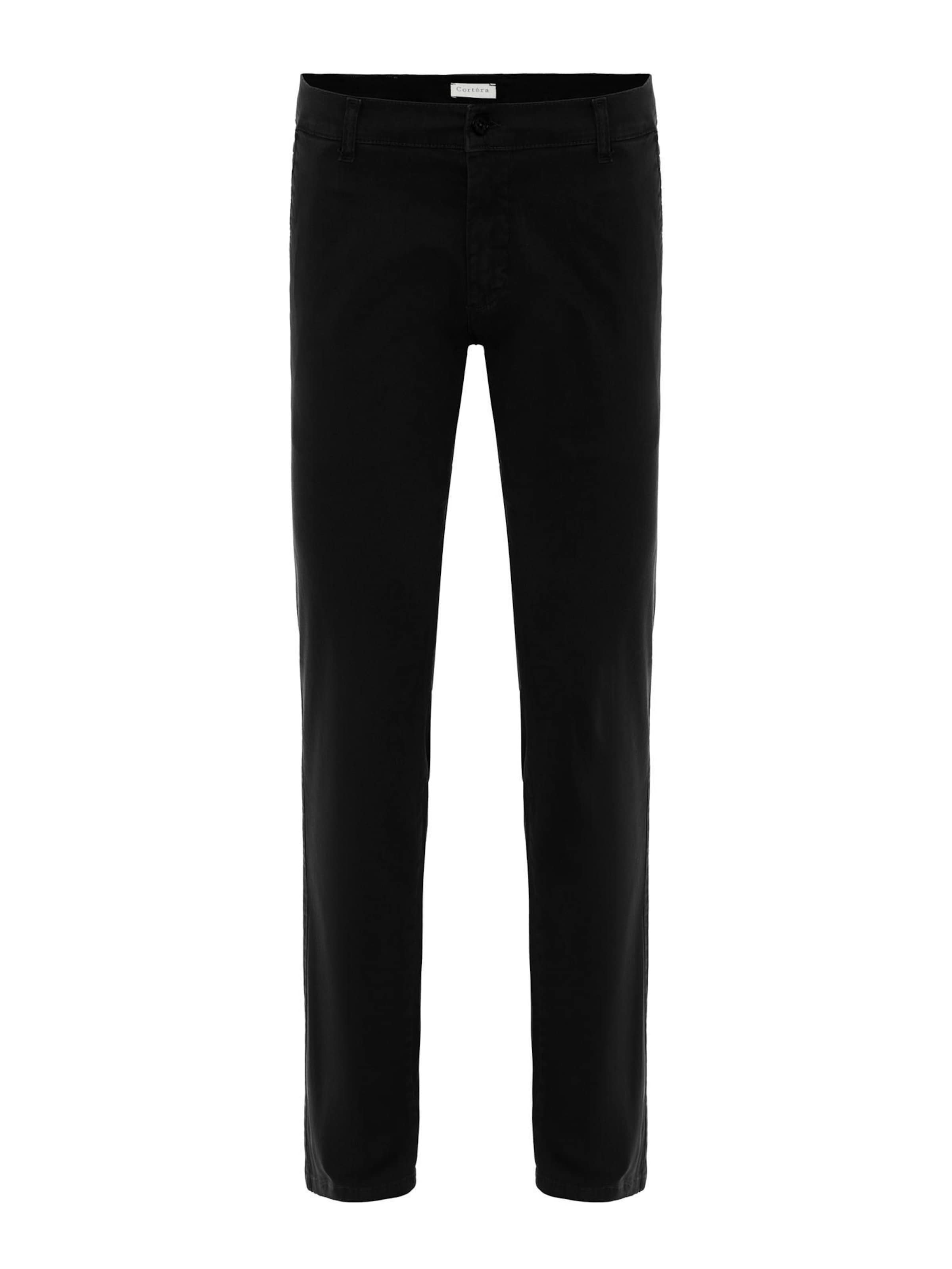 Cortera Regular Byxa 'Louis' i svart: framsida