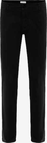 Cortera Normalny krój Spodnie 'Louis' w kolorze czarny: przód