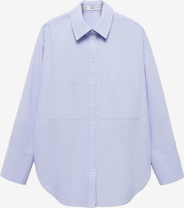 MANGO Blouse 'Jox' in Blue: front
