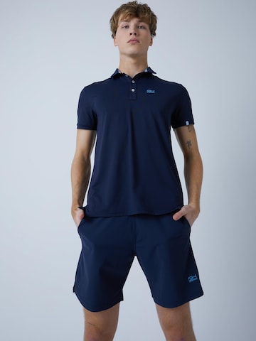 T-Shirt fonctionnel SPORTKIND en bleu : devant