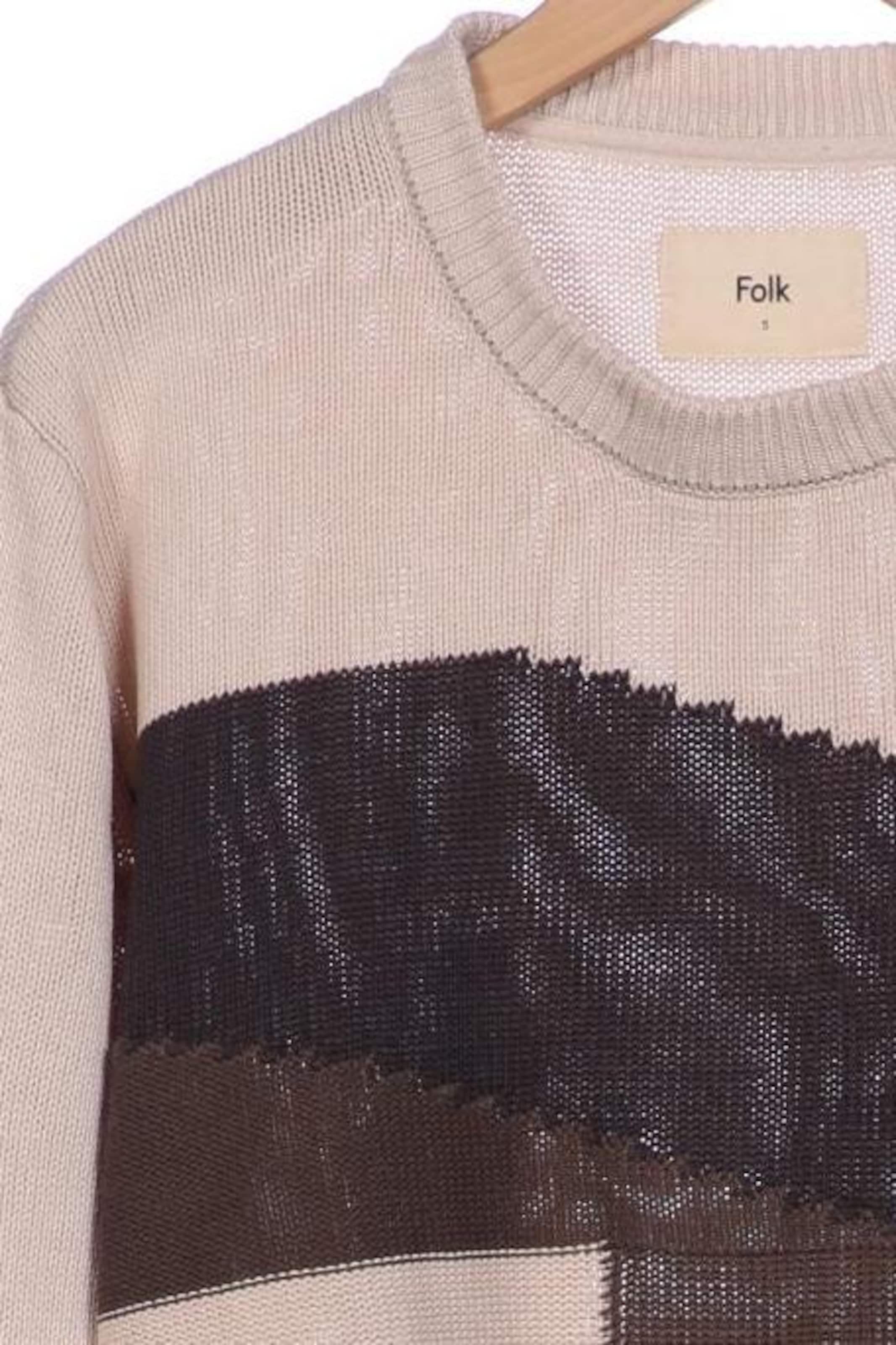 Folk Sweater & Cardigan in XL in Beige