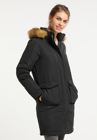 Usha Winter Coat in Black