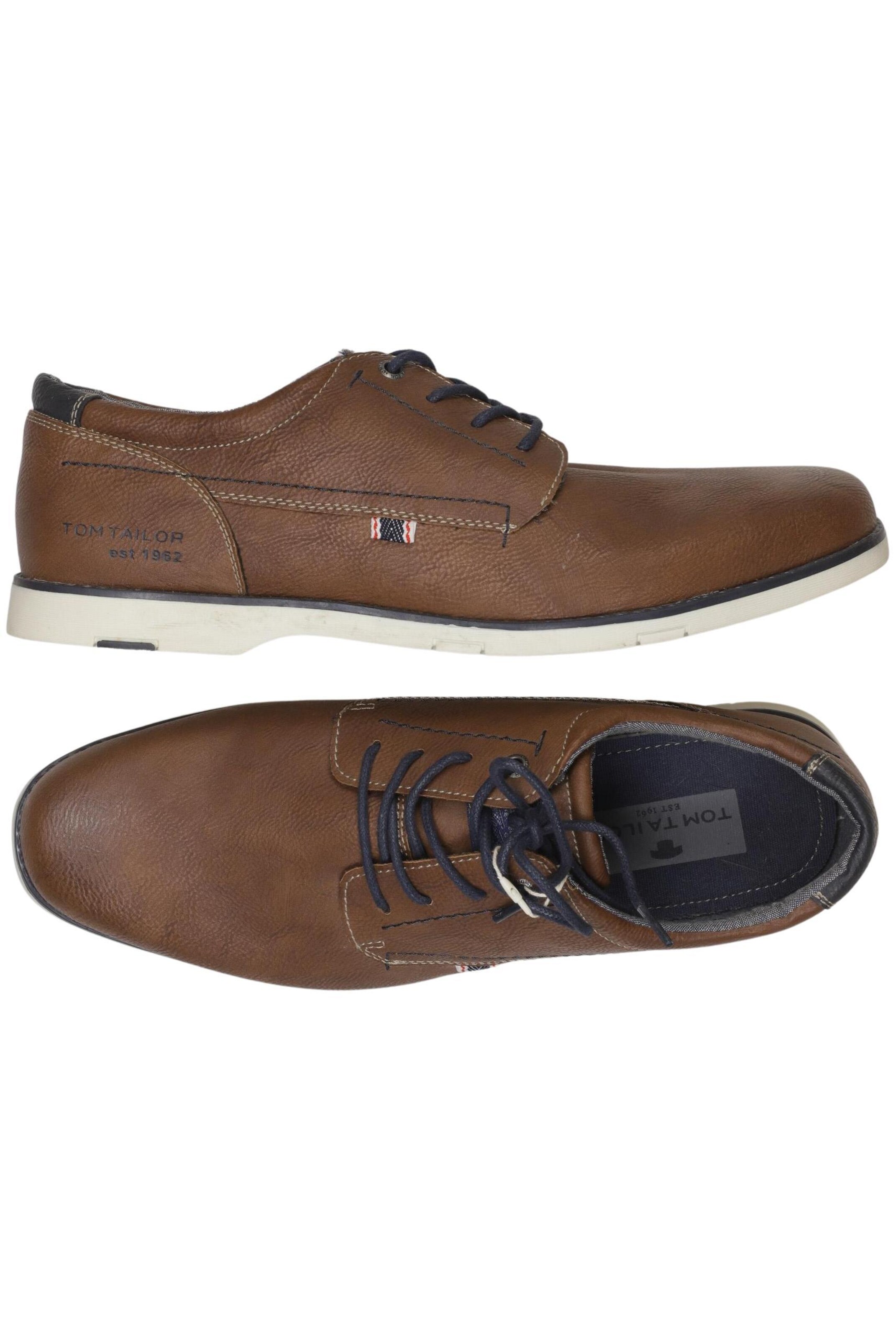 TOM TAILOR Flats & Loafers in 43 in Brown: front