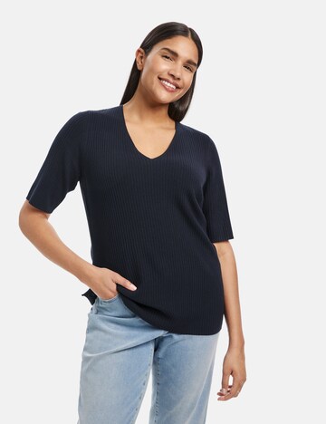 SAMOON Pullover in Blau: Vorderseite