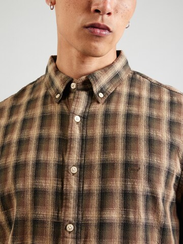 LEVI'S ® Rovný strih Košeľa 'Authentic' - Hnedá