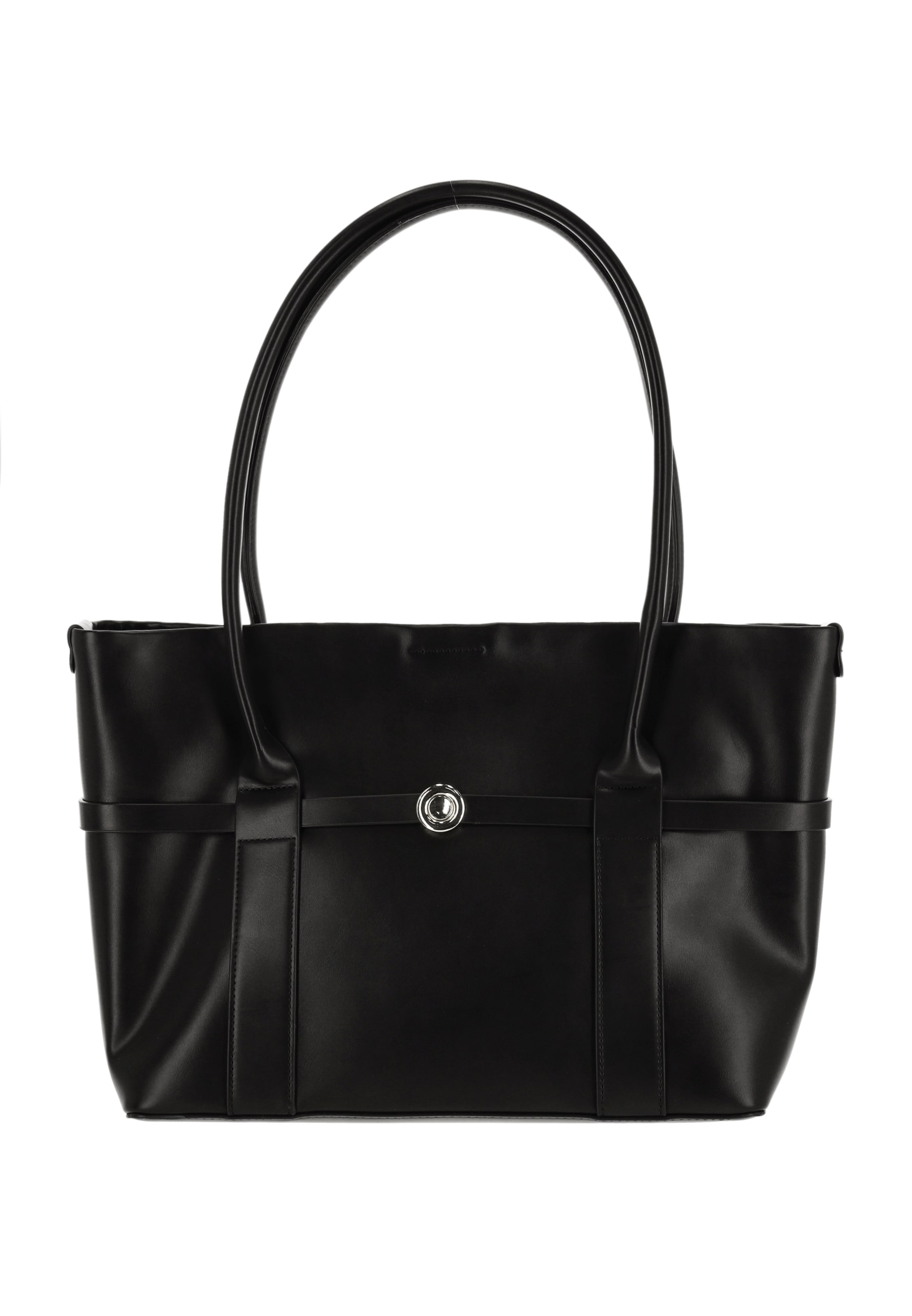 usha BLACK LABEL - Shopper en negro: frente