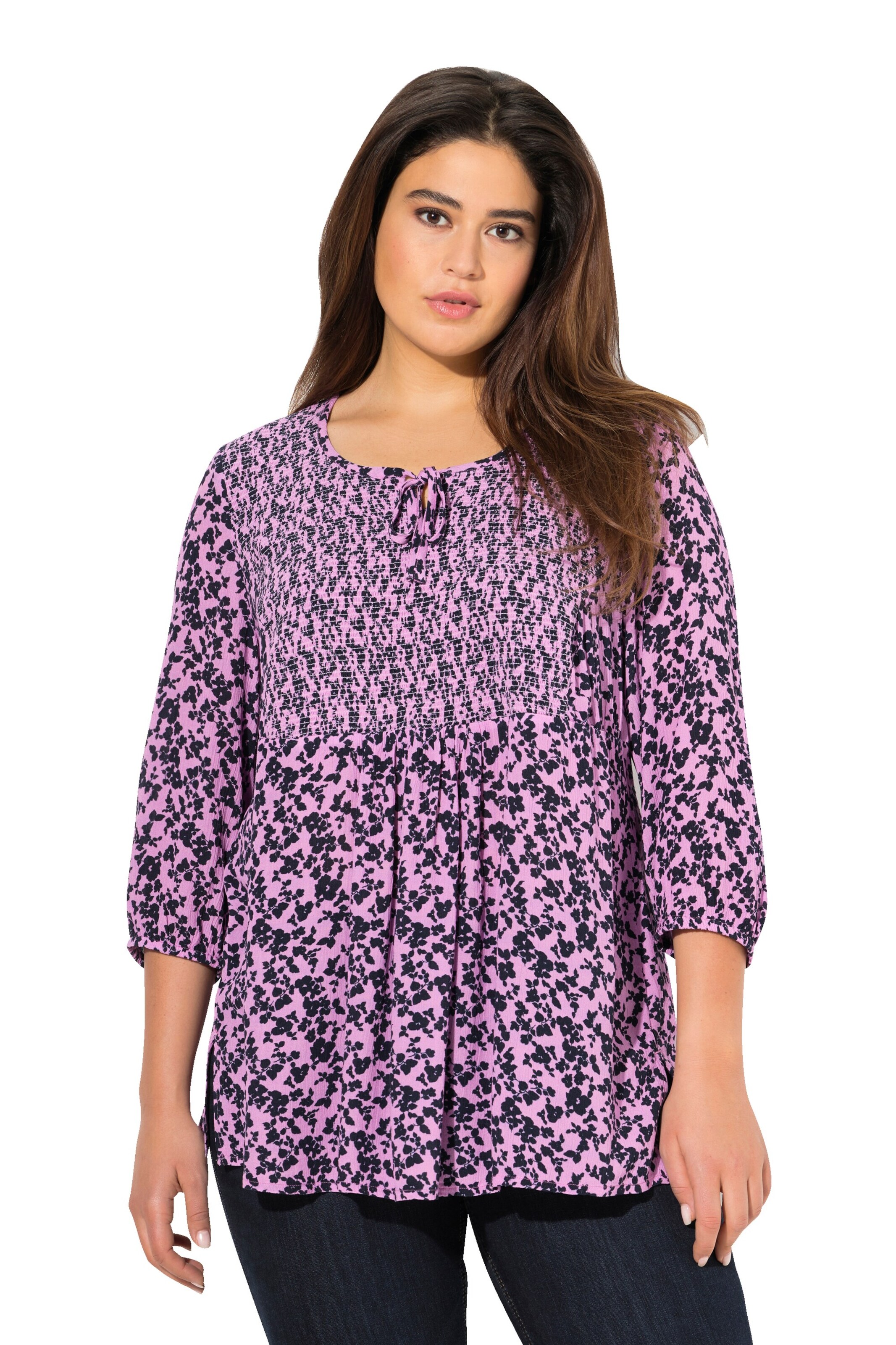 Ulla Popken Tunika in Lila: Vorderseite