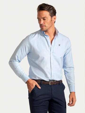 Williot Regular fit Button Up Shirt 'Oxford' in Blue