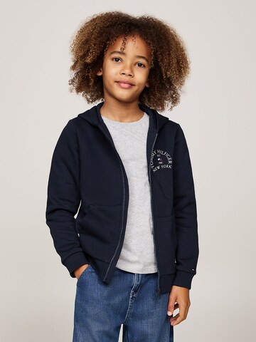 TOMMY HILFIGER Sweat jacket in Blue: front