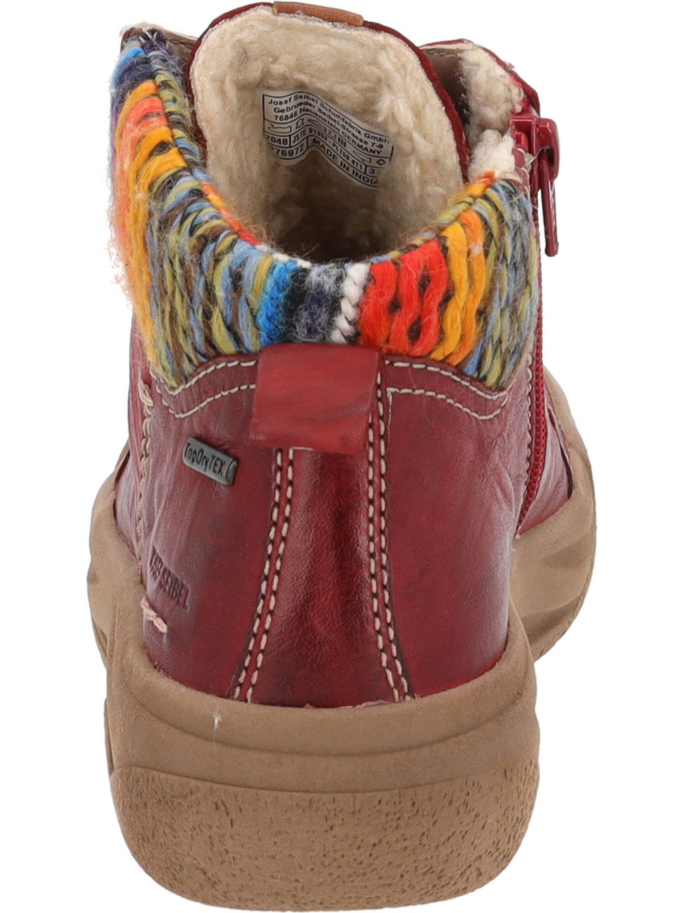 JOSEF SEIBEL Schnürstiefelette 'Alina 52' in Rot