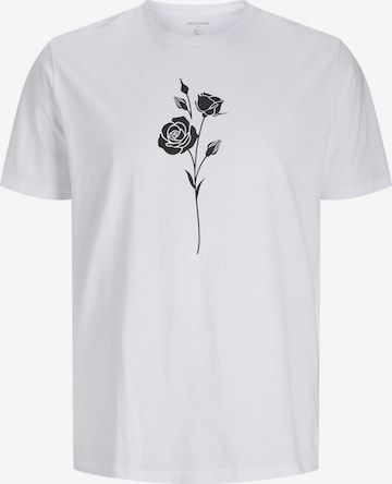 T-Shirt Jack & Jones Plus en blanc : devant