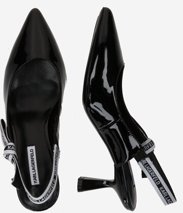 Karl Lagerfeld - Zapatos destalonado en negro