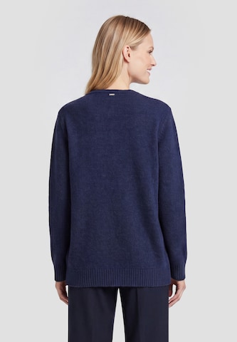 Cardigan DreiMaster Klassik en bleu